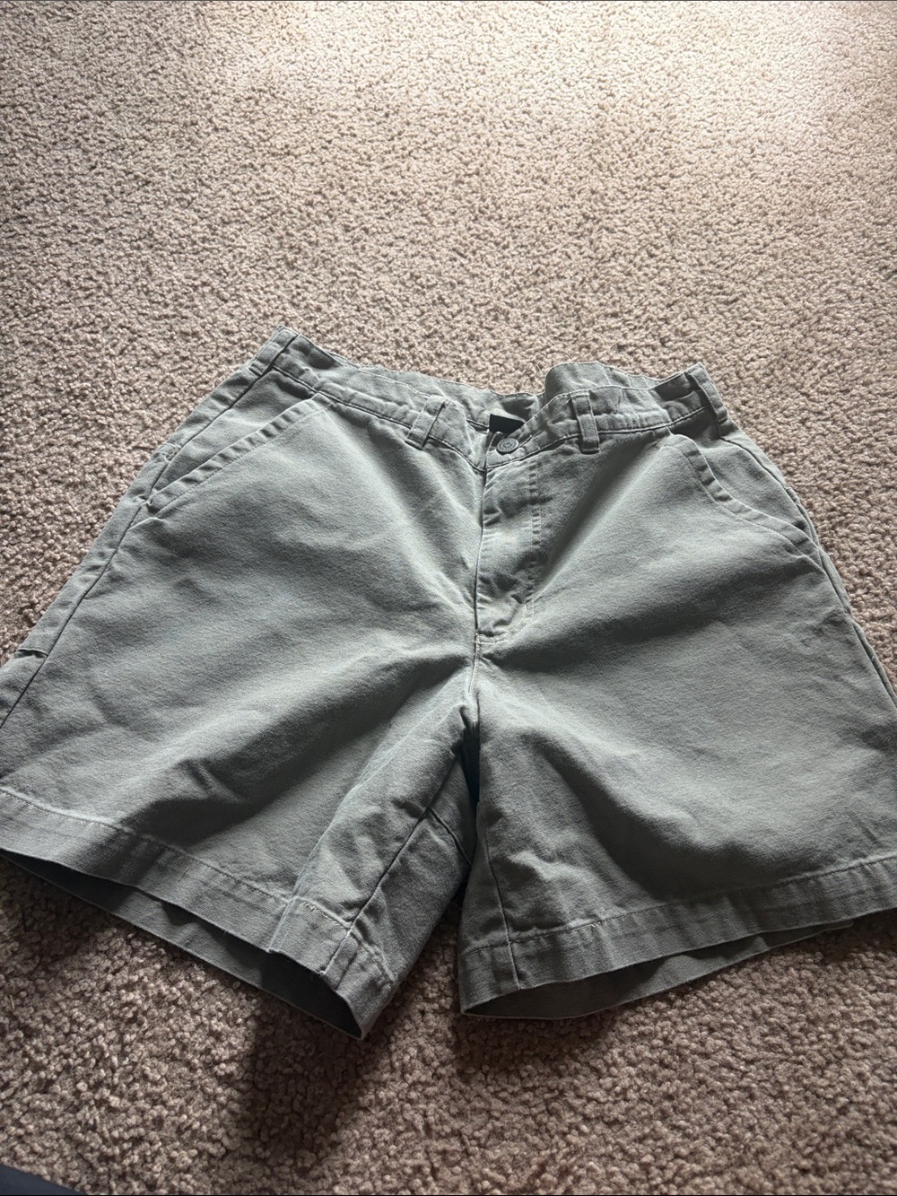 B31 Men's 34 Patagonia Classic Cotton Shorts in Light Gray